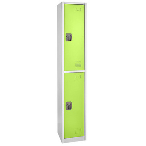 knock down structure metal steel  locker  green color metal locker big storage metal steel 2 door locker