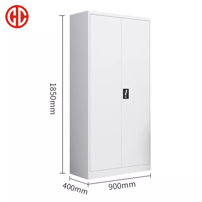 Armoire metallique Steel Cupboard Lockable Office Storage Cabinets With 2 Door Modern Design Iron Cupboard Filing Cabinets