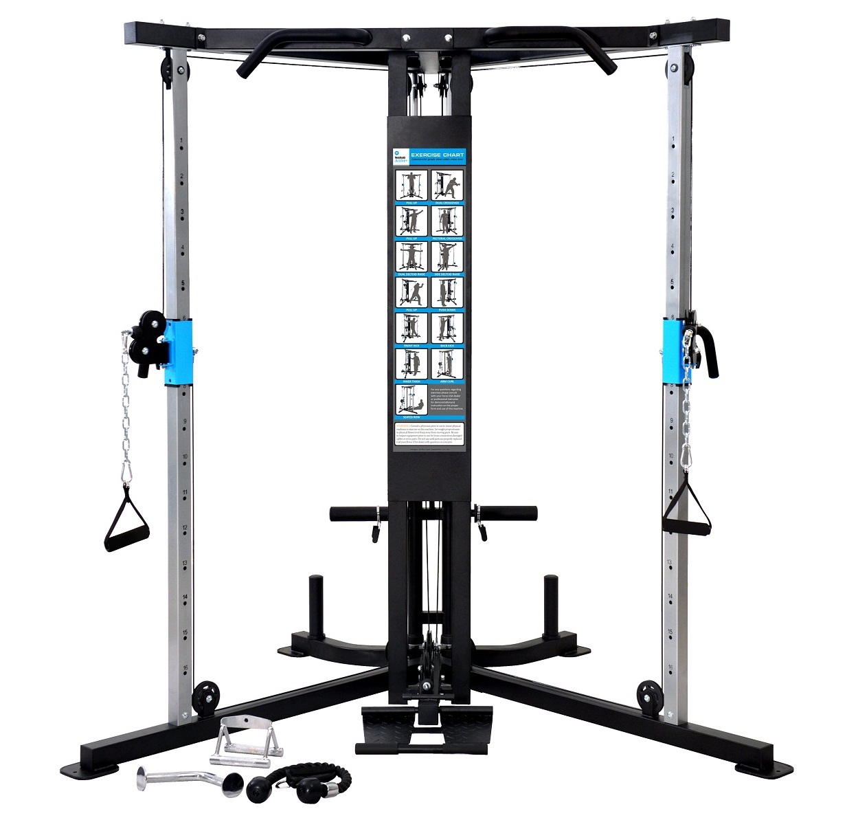 Home cable tower gym fitness equipment exercise machine