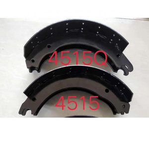 Full range of Spare Parts 4515 4515Q ROR YORK fuwa axle trailer truck bus drum brake shoe 480X180MM for international truck