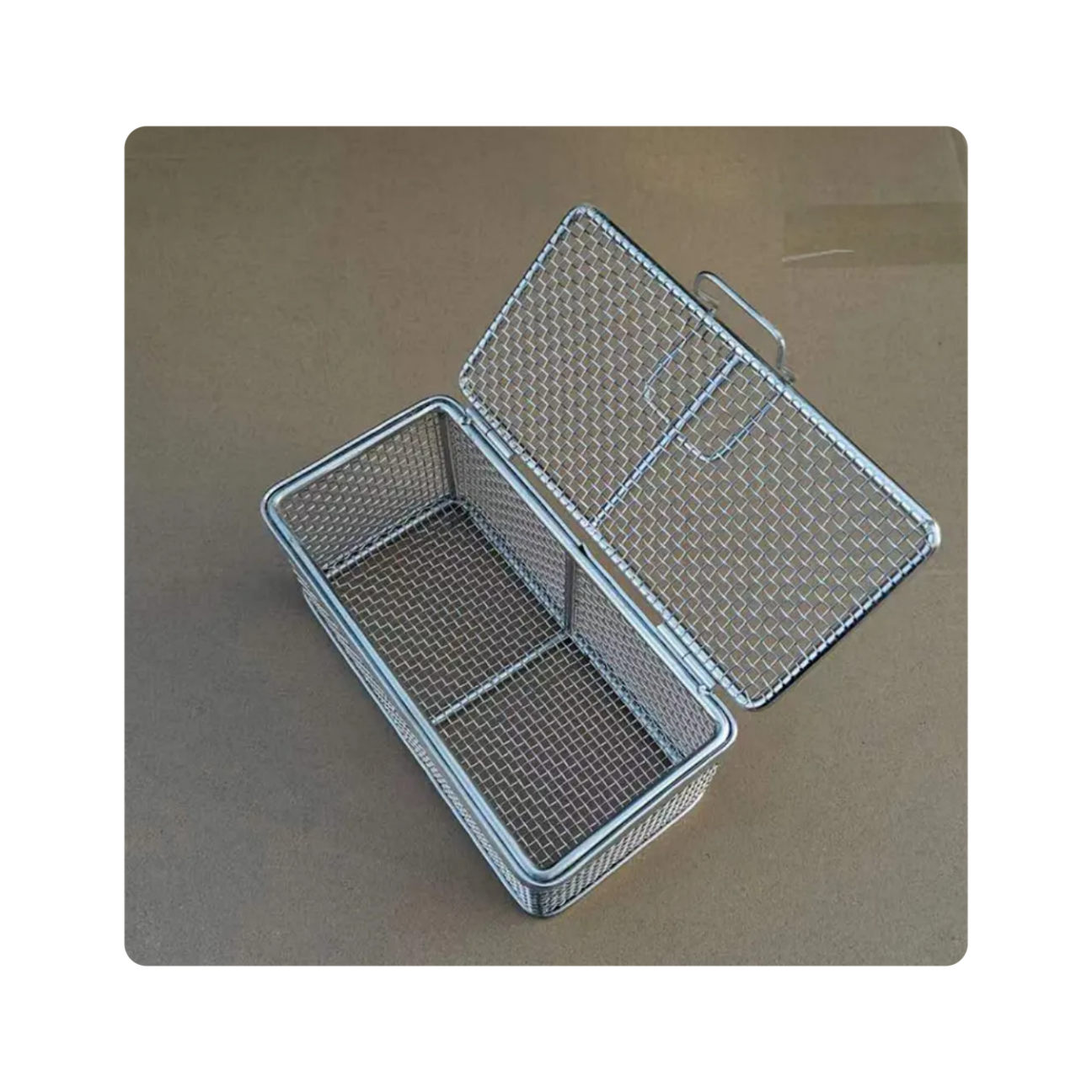 Surgical Instruments Sterilization Basket Mesh Tray Stainless Steel New Box Hygiene Tools