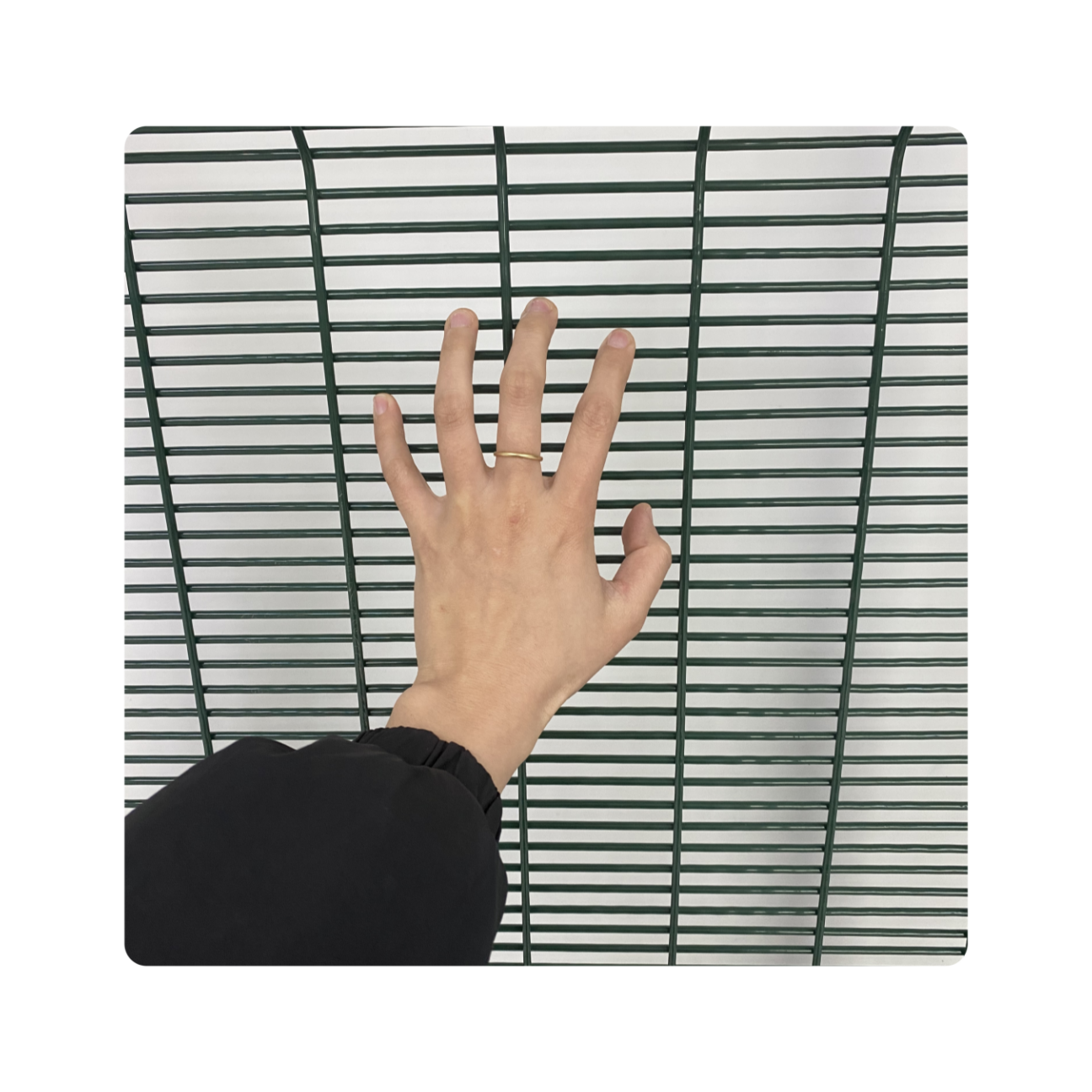 High Security Fence Clearview Galvanized Panels 358 Fence Prison Clear View Anti Climb Fence