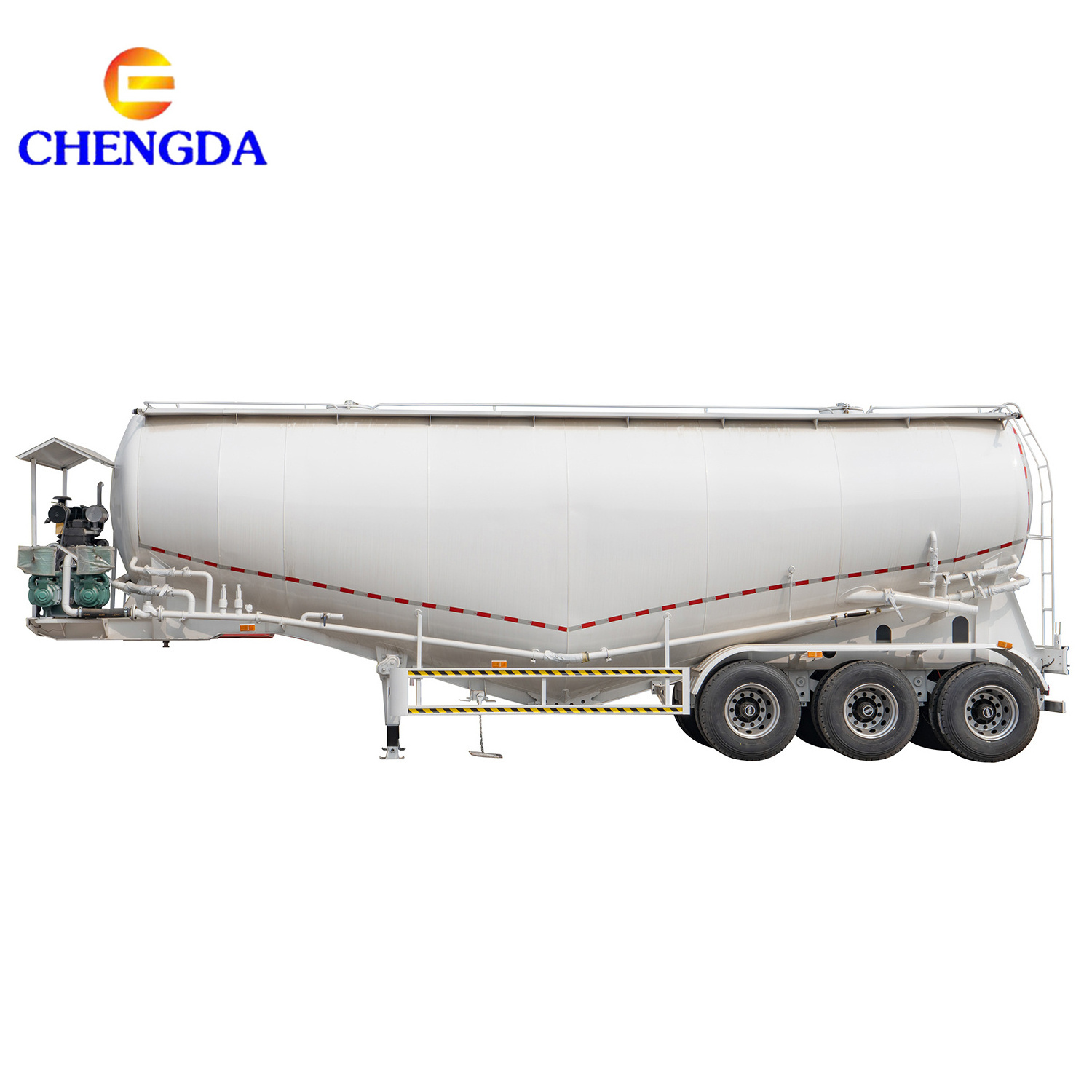 Direct Sell Cheap New 3 Axles 3Axle Fly Ash Dry Bulk Cement Cargo Bulker Silo Tanker Semi Trailer