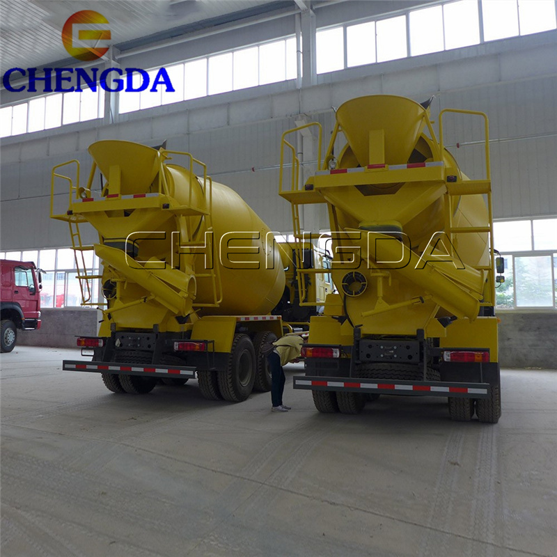 China SINOTRUK 10 14 Cubic Meters 6x4 HOWO 10 Wheel Concrete Mixer Truck For Sale