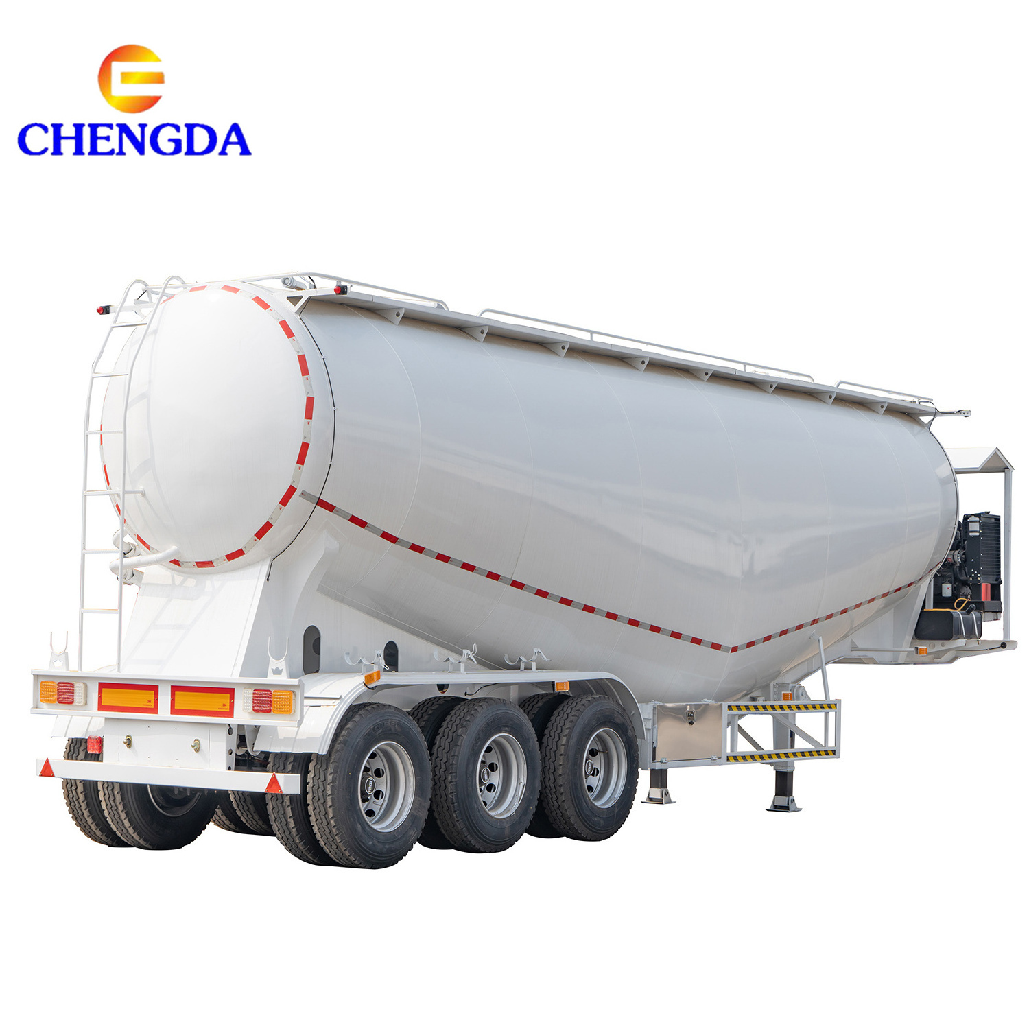 Direct Sell Cheap New 3 Axles 3Axle Fly Ash Dry Bulk Cement Cargo Bulker Silo Tanker Semi Trailer