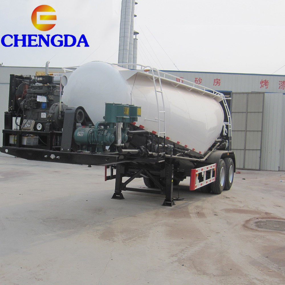 Hot sale Chengda SEMIREMOLQUE SILOS EN V 38cbm 36cbm bulk cement tanker for sale