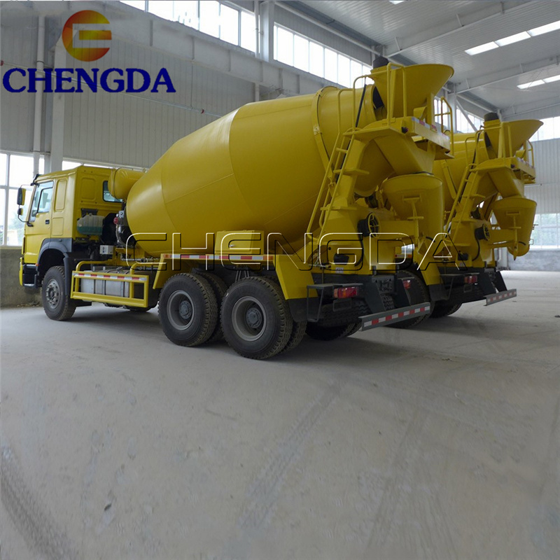 China SINOTRUK 10 14 Cubic Meters 6x4 HOWO 10 Wheel Concrete Mixer Truck For Sale