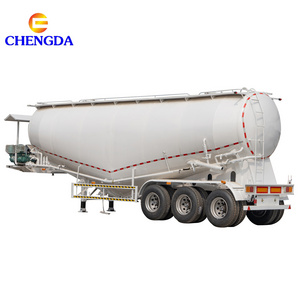 Direct Sell Cheap New 3 Axles 3Axle Fly Ash Dry Bulk Cement Cargo Bulker Silo Tanker Semi Trailer