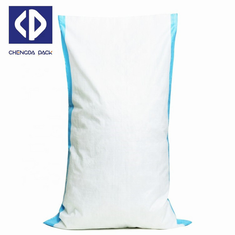 25kg 50kg Pp Woven Polypropylene Corn Starch Bags Empty Organic Fertilizer Grain Rice Feed Sugar Jute Sack