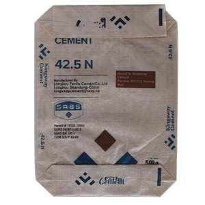 Low cost whole sale plastic poly empty 50kg cement bags for cement packing