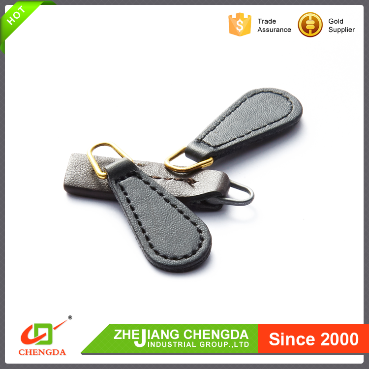 CHENGDA Best Selling Items Luggage Zipper Leather Slider And Puller