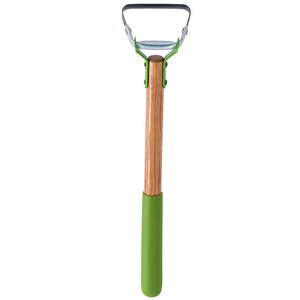 Hot sales Mini Hardwood Handle Weeds Backyard Long Garden Tool Loop Hoe Action Hoe