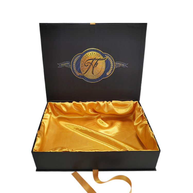 2024 New Custom Logo Luxury Ribbon Hair Extension Box Wig Packaging Magnetic Foldable Silk Satin Lined Gift Boxes