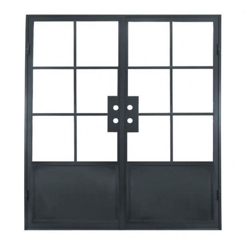 Best Quality Sound Proof Used Exterior Steel Front Doors for Sale , Customized 6 Panel White Gate Door