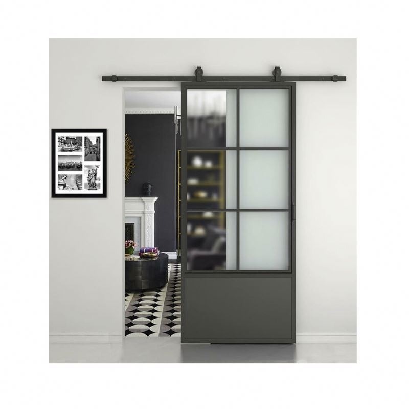 Modern strong thermal broken aluminium narrow frame large glass lift and slide sliding doors