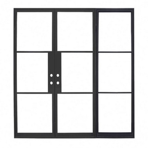 Entrance door factory low MOQ customized safety steel doors exterior security