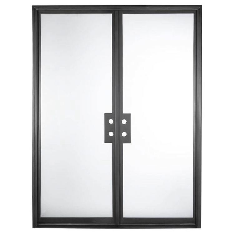 Best Quality Sound Proof Used Exterior Steel Front Doors for Sale , Customized 6 Panel White Gate Door