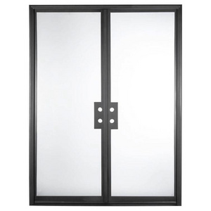 Best Quality Sound Proof Used Exterior Steel Front Doors for Sale , Customized 6 Panel White Gate Door