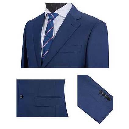 Custom made Bespoke MTM Custom High Quality 50% Wool Formal Business Plus Size 2 Pieces Pant Blazer Coat Slim Fit Men Suits