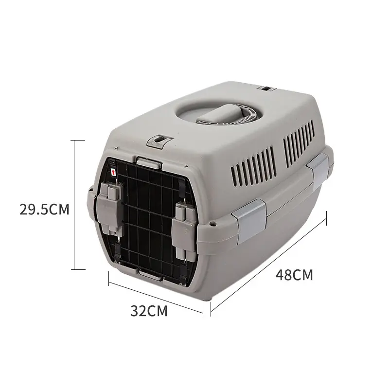 EU Warehouse Shipping Time 3 Days Cat Pet Dog Flight Carrier Case Eco Friendly Plastic Carrier Pet Dog Transport Box