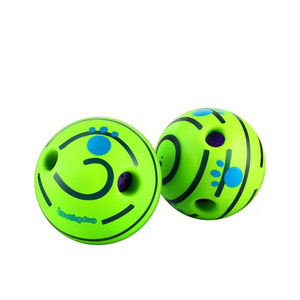 Dog Toy Rolling Sound Ball Grinding Tooth Relief Anti-bite Ball Pet Sound Ball juguetes para mascotas perros