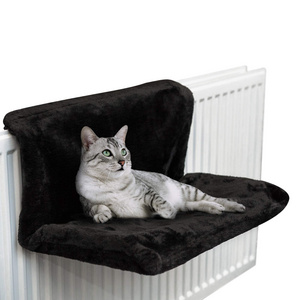 Cat Puppy Pet Radiator Bed Warm Fleece Bed Cat and Dog Radiator Bed Cats Hammock for Pets with a Strong Detachable Frame