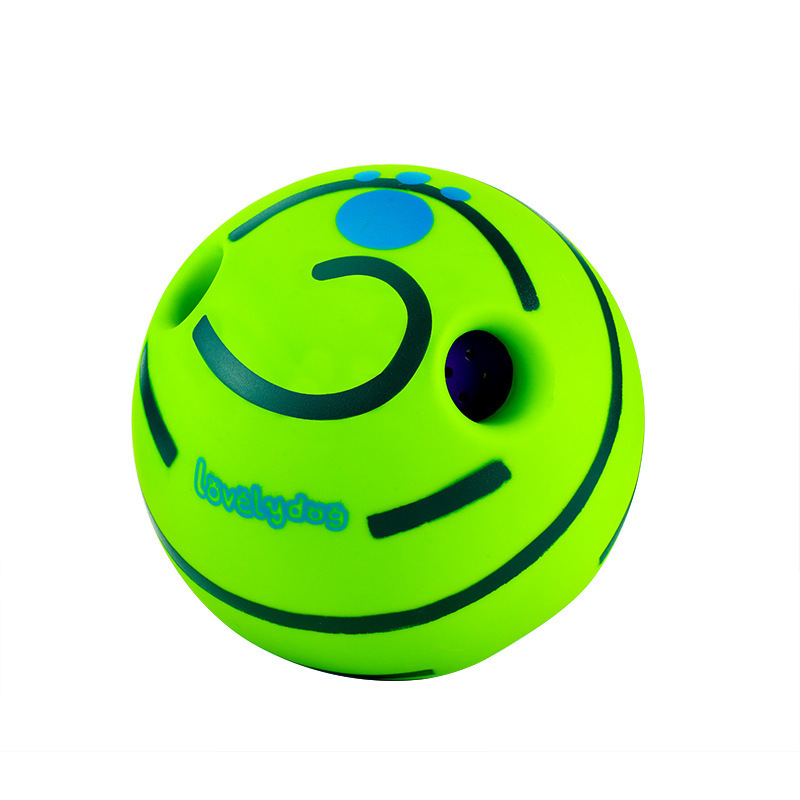 Dog Toy Rolling Sound Ball Grinding Tooth Relief Anti-bite Ball Pet Sound Ball juguetes para mascotas perros