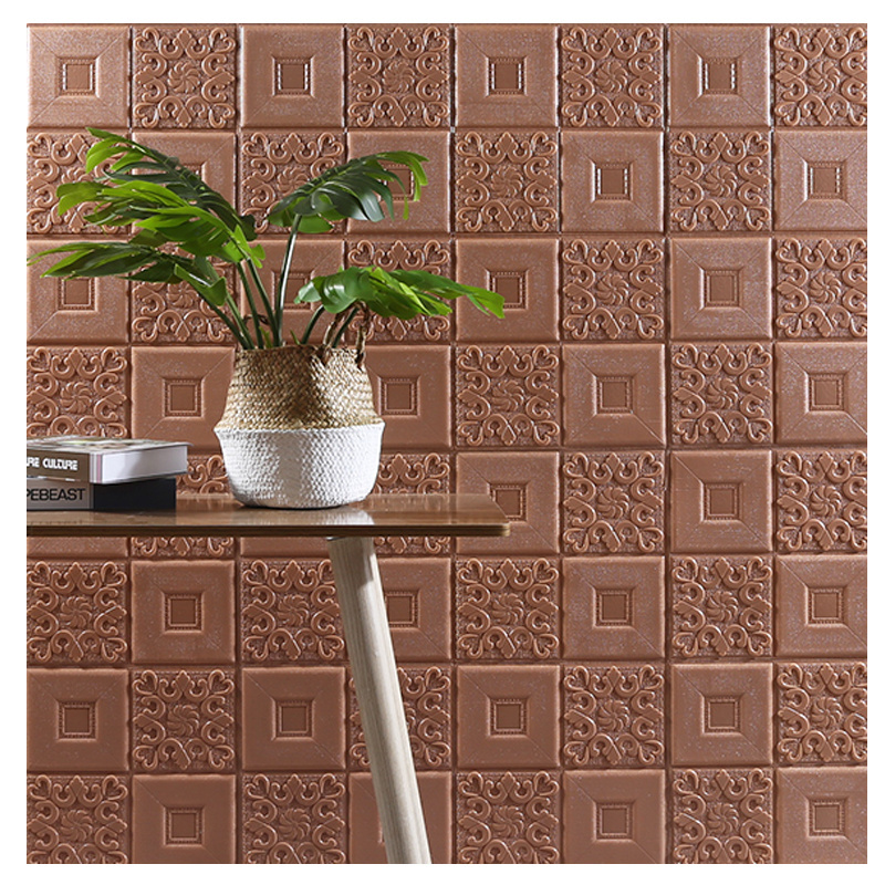 Brick Design Living Room Self Adhesive wall panels 3D Wallpaper Home Decoration  Pe Foam Wall Sticker