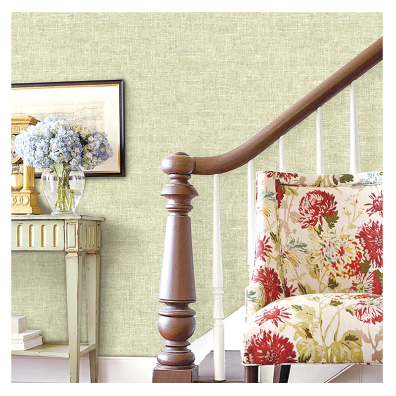 Cloth pattern non-woven wallpaper living room bedroom interior wall decorative wallpaper hotel office ordinary wallpaper