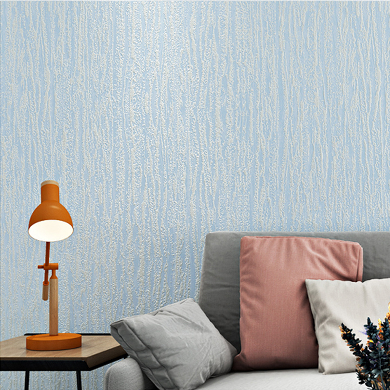 3D self-adhesive wallpaper stripe  room aluminum film adhesive wallpaper simple peel and stick wallpaper