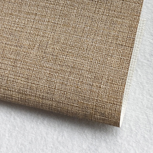 Eco Friendly PVC Wall Paper Cloth Fabric woven Backed Vinyl Wallpaper Rolls For  Hotel  Wall Decoration Waterproof and fireproof