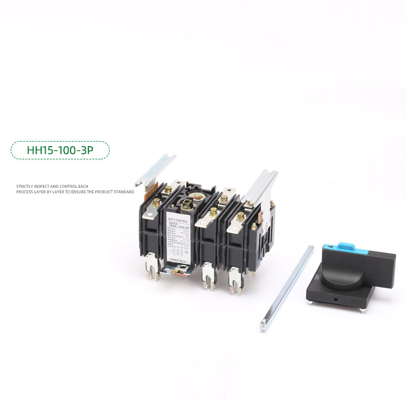 Disconnecting switch fuse group HH15-100 3P fuse group knife switch fuse isolation switch 100A