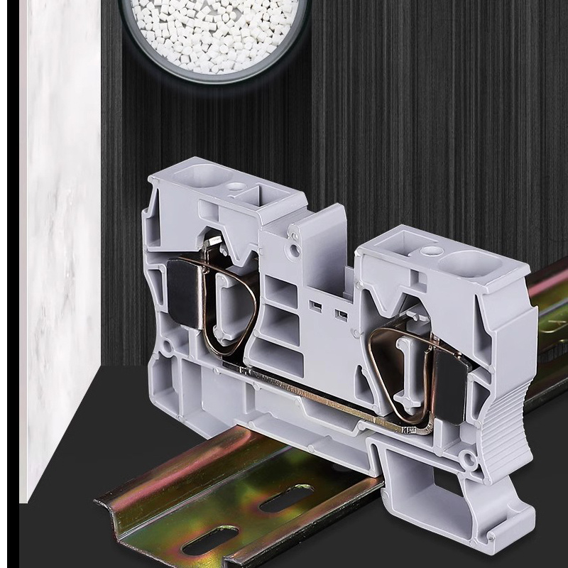 Cage spring terminal ST-16 Self-locking terminal DIN rail type 16mm2 terminal block ST16