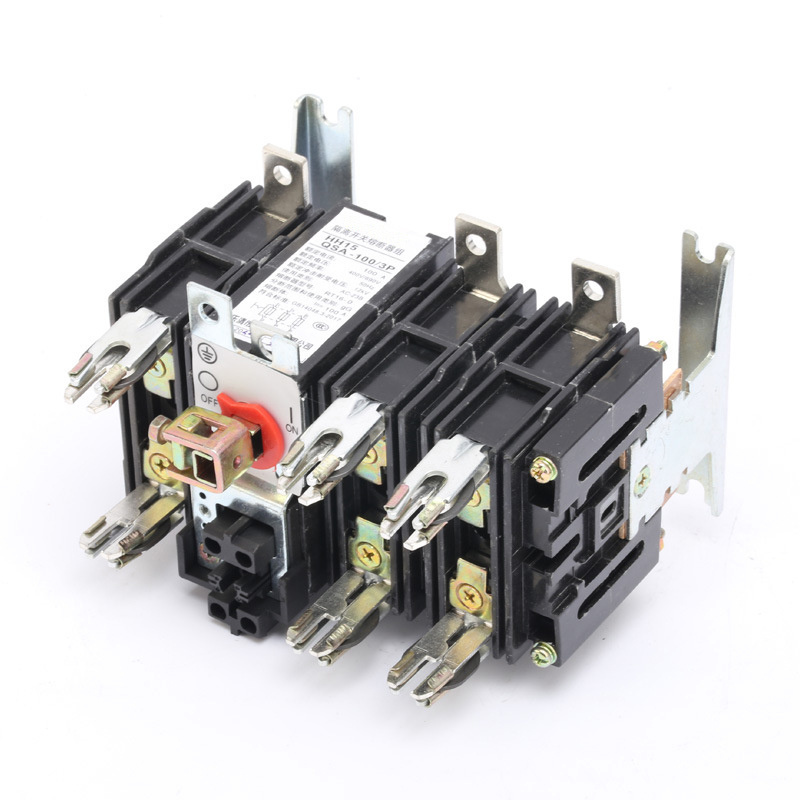 Disconnecting switch fuse group HH15-100 3P fuse group knife switch fuse isolation switch 100A