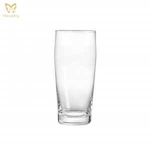 500ml transparent classic tall customized printing beer glass juice coffee water glass cup for party