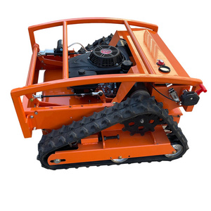 slope mulcher radio controlled / Crawler robot lawn mower