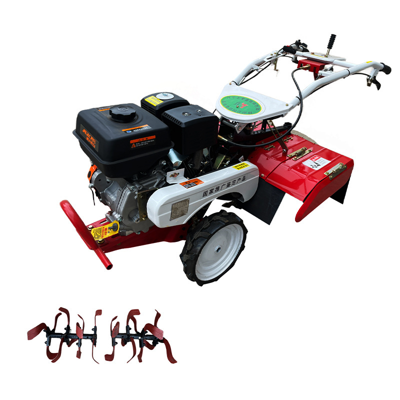 Gasoline mini tiller small rotary tiller weeding machine for orchard garden