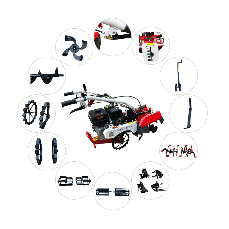 factory supply cheap Diesel Power rotary mini tiller cultivator spare parts