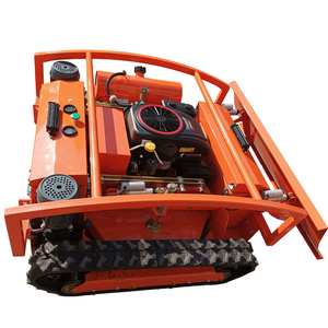 Remote Control Garden Crawler Lawn Mower Small Lawn Mower For Wasteland Mower On Road Slope