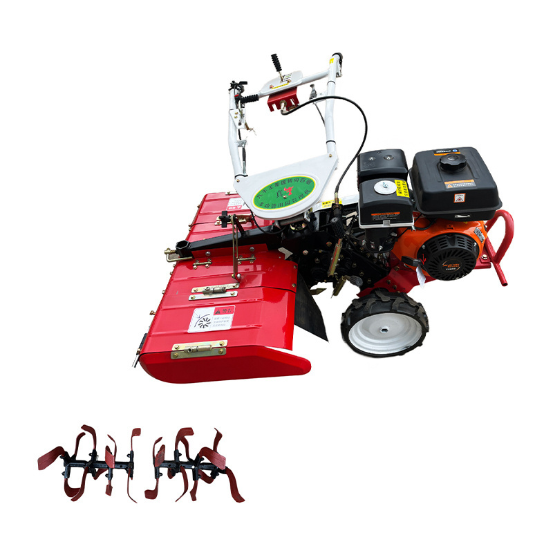 Gasoline mini tiller small rotary tiller weeding machine for orchard garden