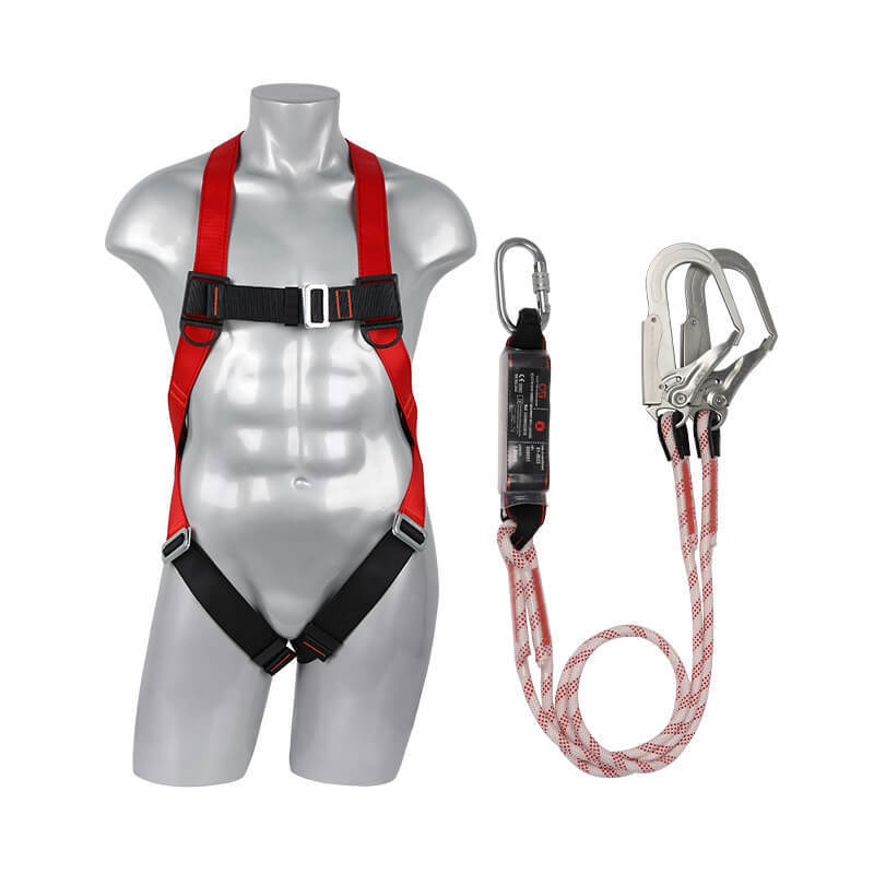 Full Body Harness Work with Positioning Belt Safety Harness Double Hook