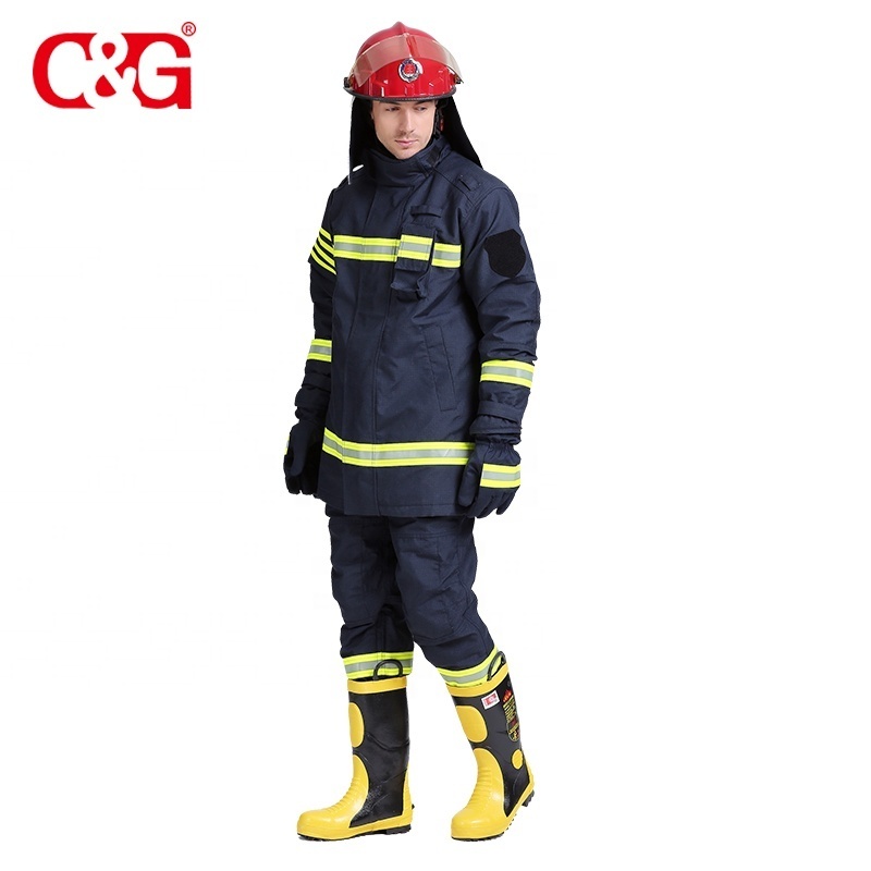 Nomex Firefighting Suit Firefighter Protective Uniforms Fire Resistant Clothing Fireman Protective Suit