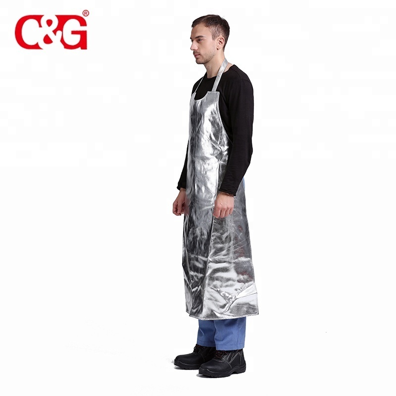 Fire suit with aluminum foil fire resistant suit