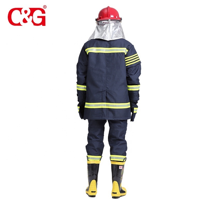 Nomex Firefighting Suit Firefighter Protective Uniforms Fire Resistant Clothing Fireman Protective Suit