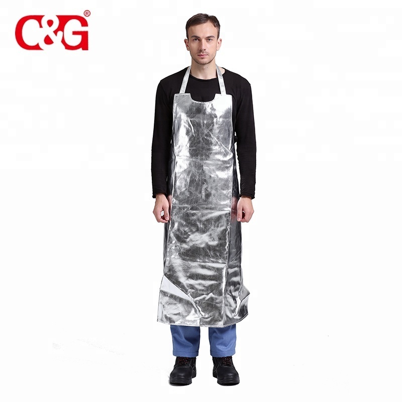 Fire suit with aluminum foil fire resistant suit