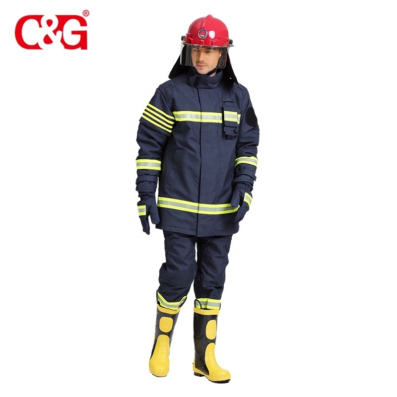 Nomex Firefighting Suit Firefighter Protective Uniforms Fire Resistant Clothing Fireman Protective Suit