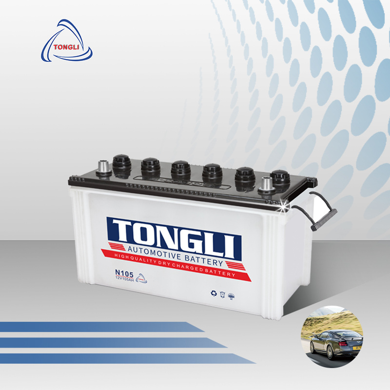 Korean style N200 Japanese standard dry charged OEM 12v 200AH high quality lead acid car battery wholesale