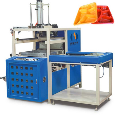 15KW Vacuum Membrane Press Machine Acrylic Cut Packaging Forming Machines Vacuum Plastic Thermoforming Machine For Plastic Tray