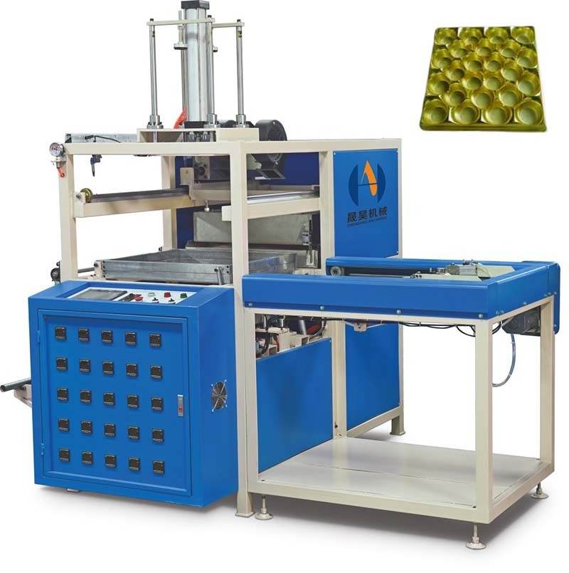 15KW Vacuum Membrane Press Machine Acrylic Cut Packaging Forming Machines Vacuum Plastic Thermoforming Machine For Plastic Tray