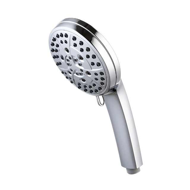 Hot Sale Bathroom Dual Purpose Multi-Function Shower 7 Splash Settings Chrome Plated Silver Shower Head